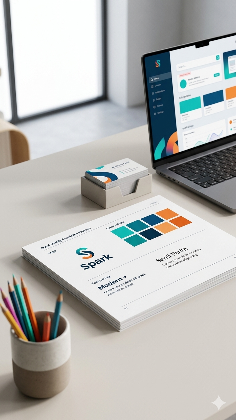 Pacchetto Brand Identity "Fondamenta"